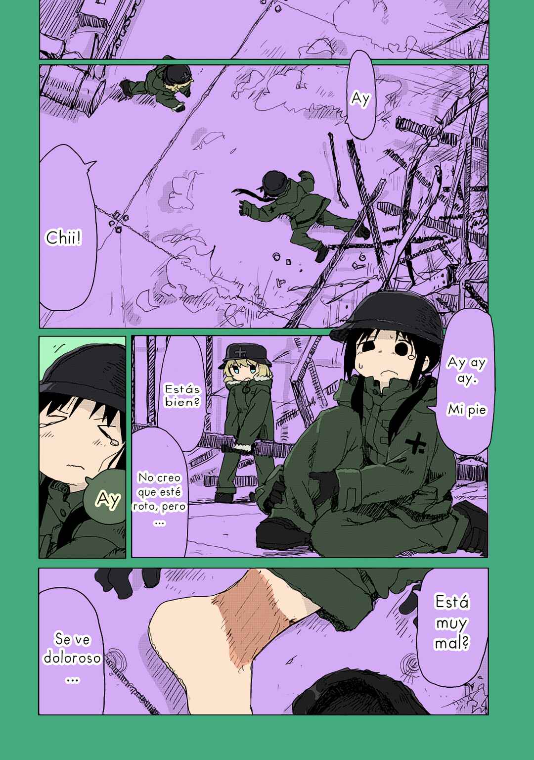 Shoujo Shuumatsu Ryokou (Fan Colored) Chapter 30 - Page 2