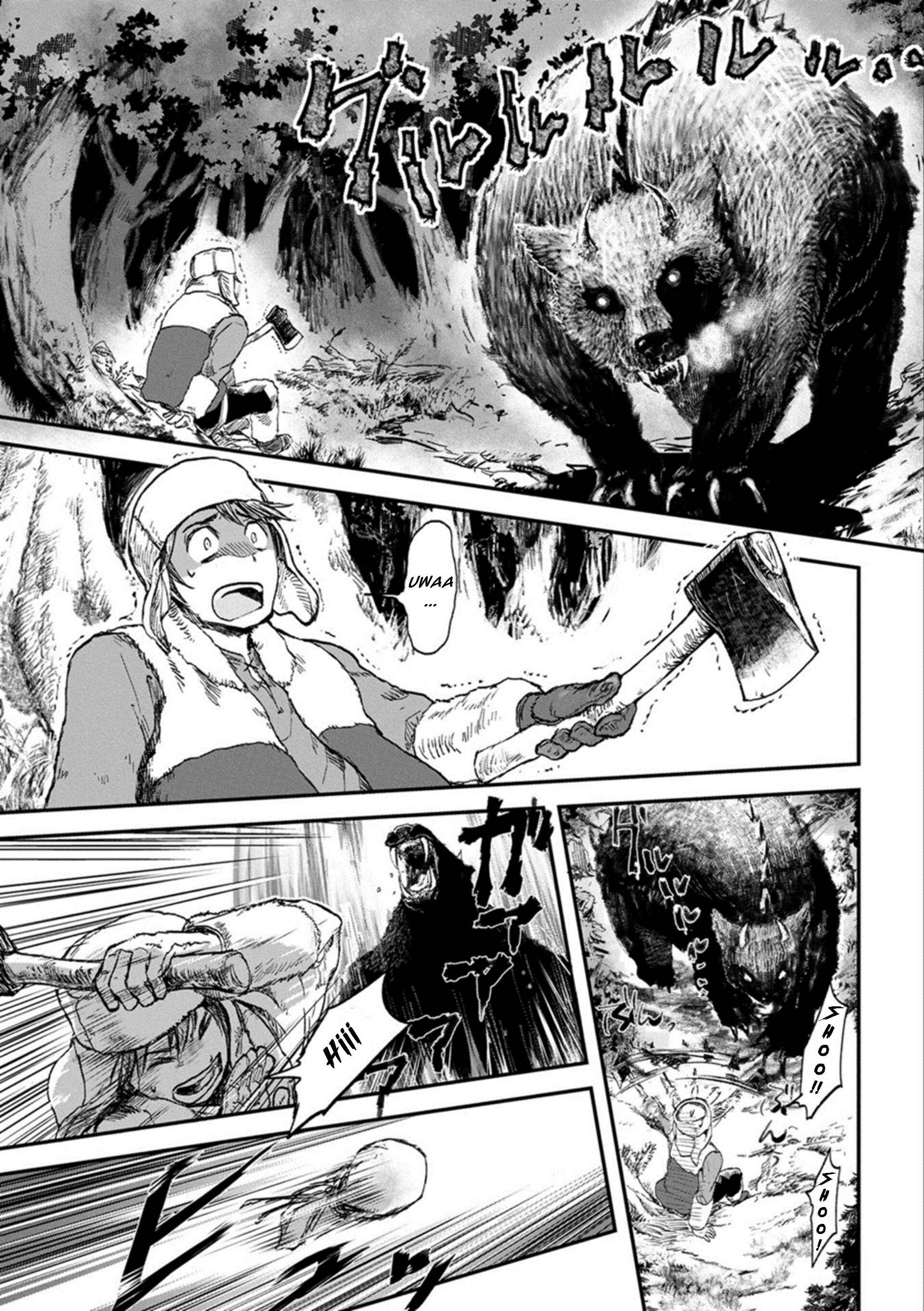 Boukensha ni Naritai to Miyako ni Deteitta Musume ga S-Rank ni Natteta: Kurokami no Ikusaotome Chapter 1 - Page 1