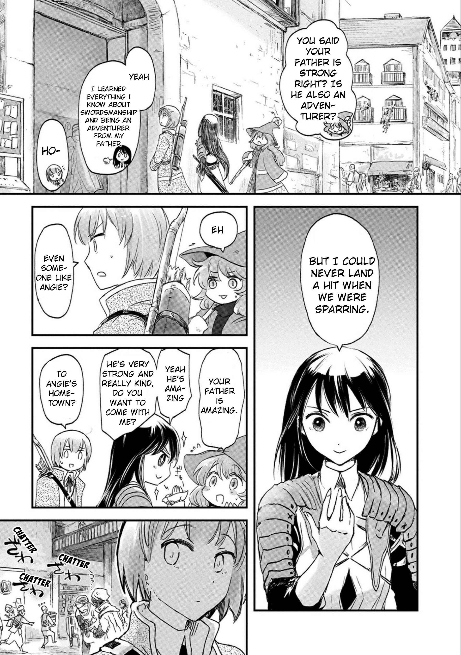 Boukensha ni Naritai to Miyako ni Deteitta Musume ga S-Rank ni Natteta: Kurokami no Ikusaotome Chapter 1 - Page 14