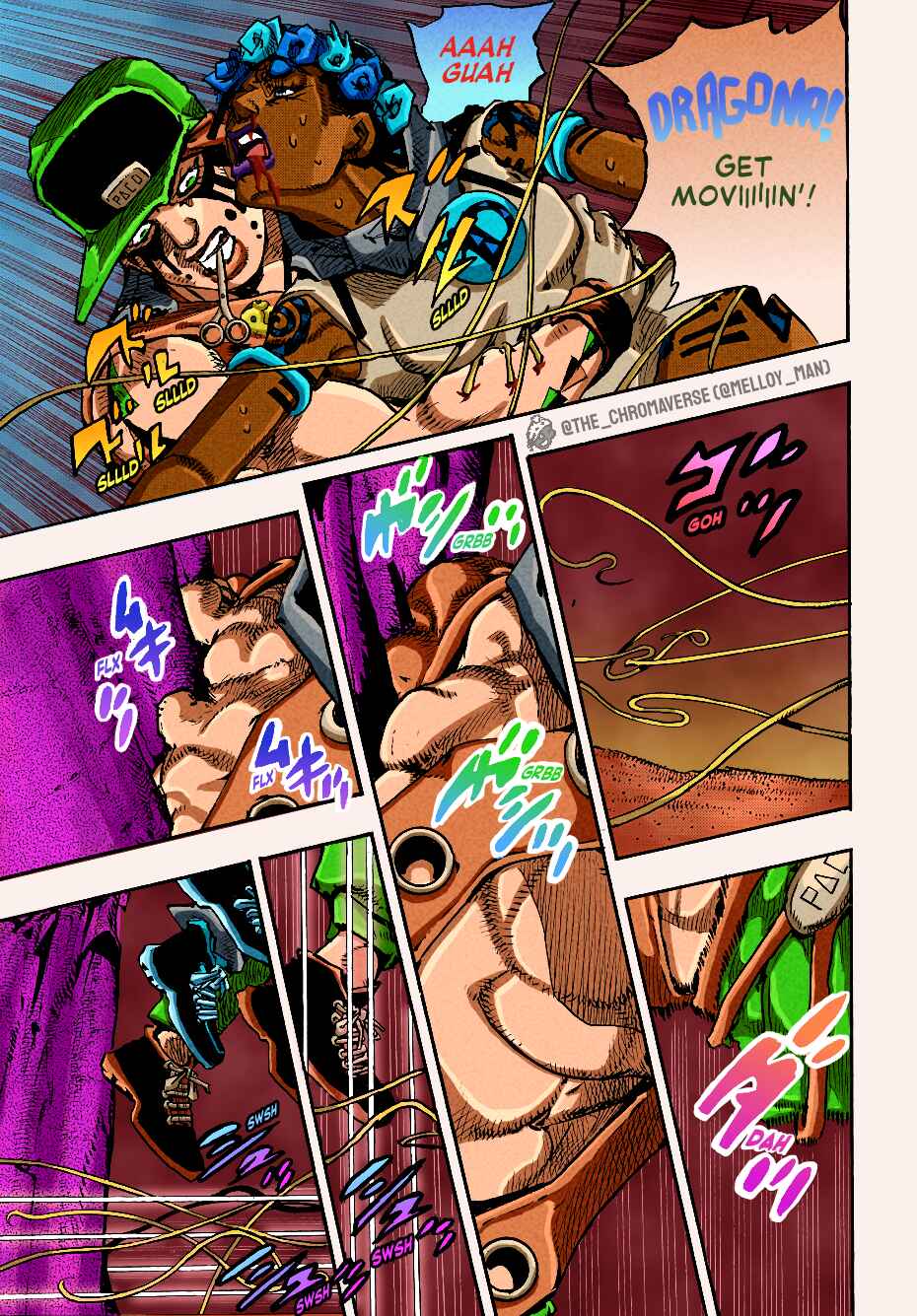 JoJo's Bizarre Adventure Part 9 - The JOJOLands (Fan-Colored) Chapter 7 - Page 8