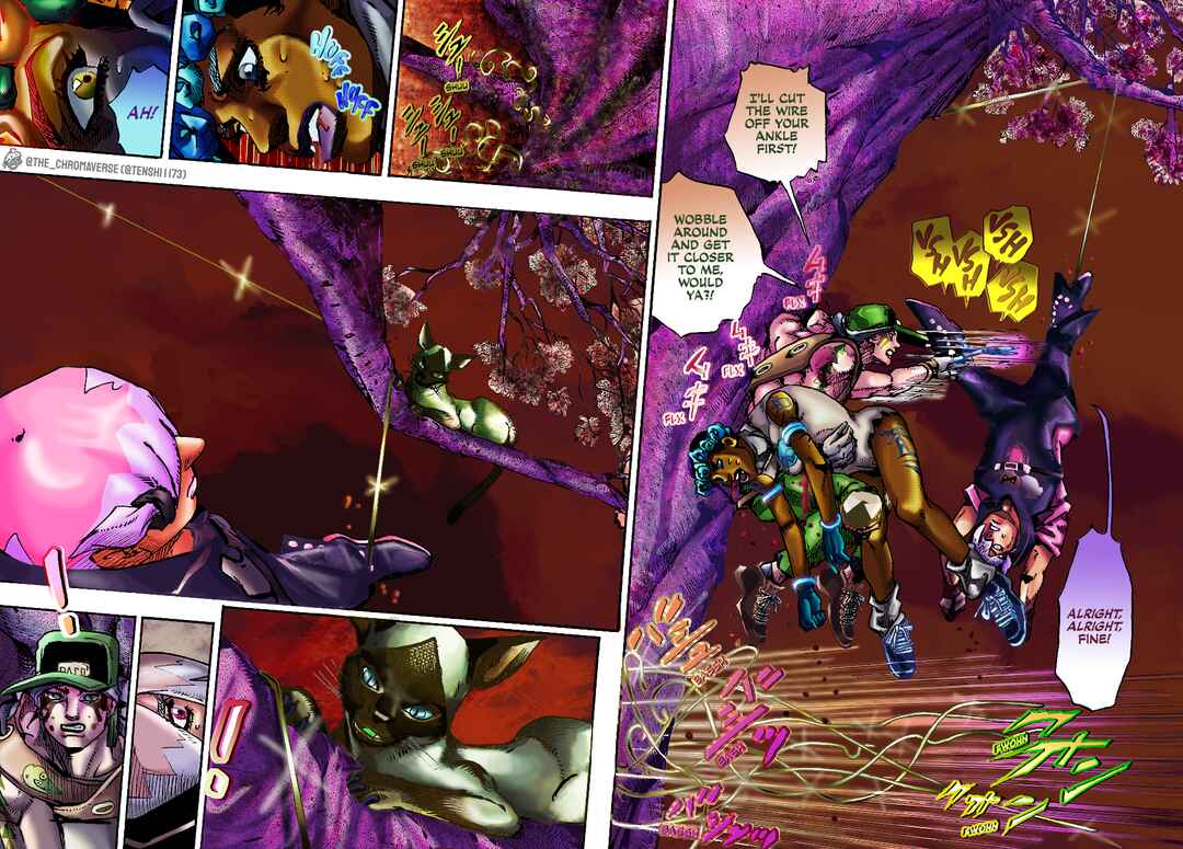 JoJo's Bizarre Adventure Part 9 - The JOJOLands (Fan-Colored) Chapter 7 - Page 9