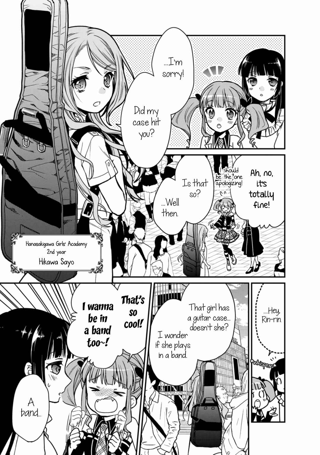 BanG Dream! Girls Band Party! Roselia Stage Chapter 1 - Page 9