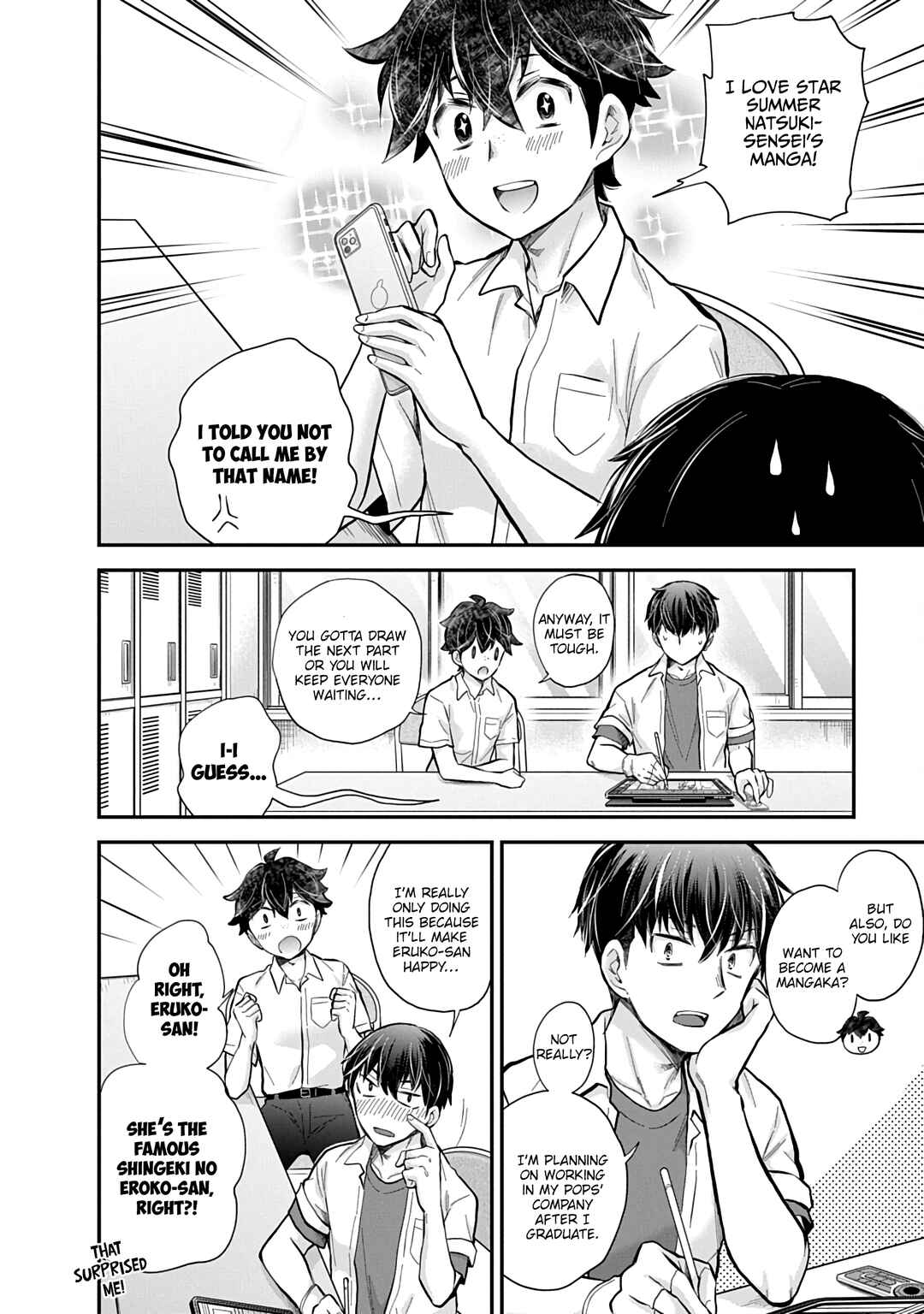 Shingeki no Eroko-san: Hen na Oneesan wa Danshi Kousei to Nakayoku Naritai Chapter 58 - Page 17