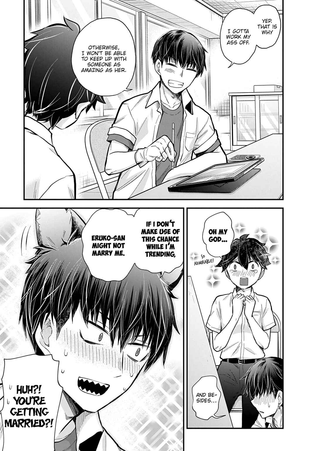 Shingeki no Eroko-san: Hen na Oneesan wa Danshi Kousei to Nakayoku Naritai Chapter 58 - Page 18