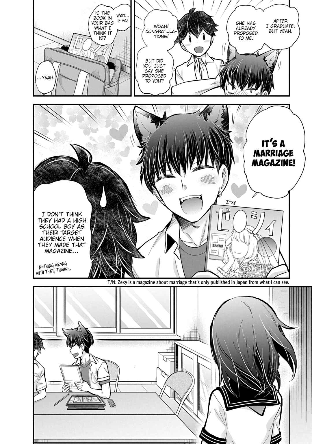 Shingeki no Eroko-san: Hen na Oneesan wa Danshi Kousei to Nakayoku Naritai Chapter 58 - Page 19