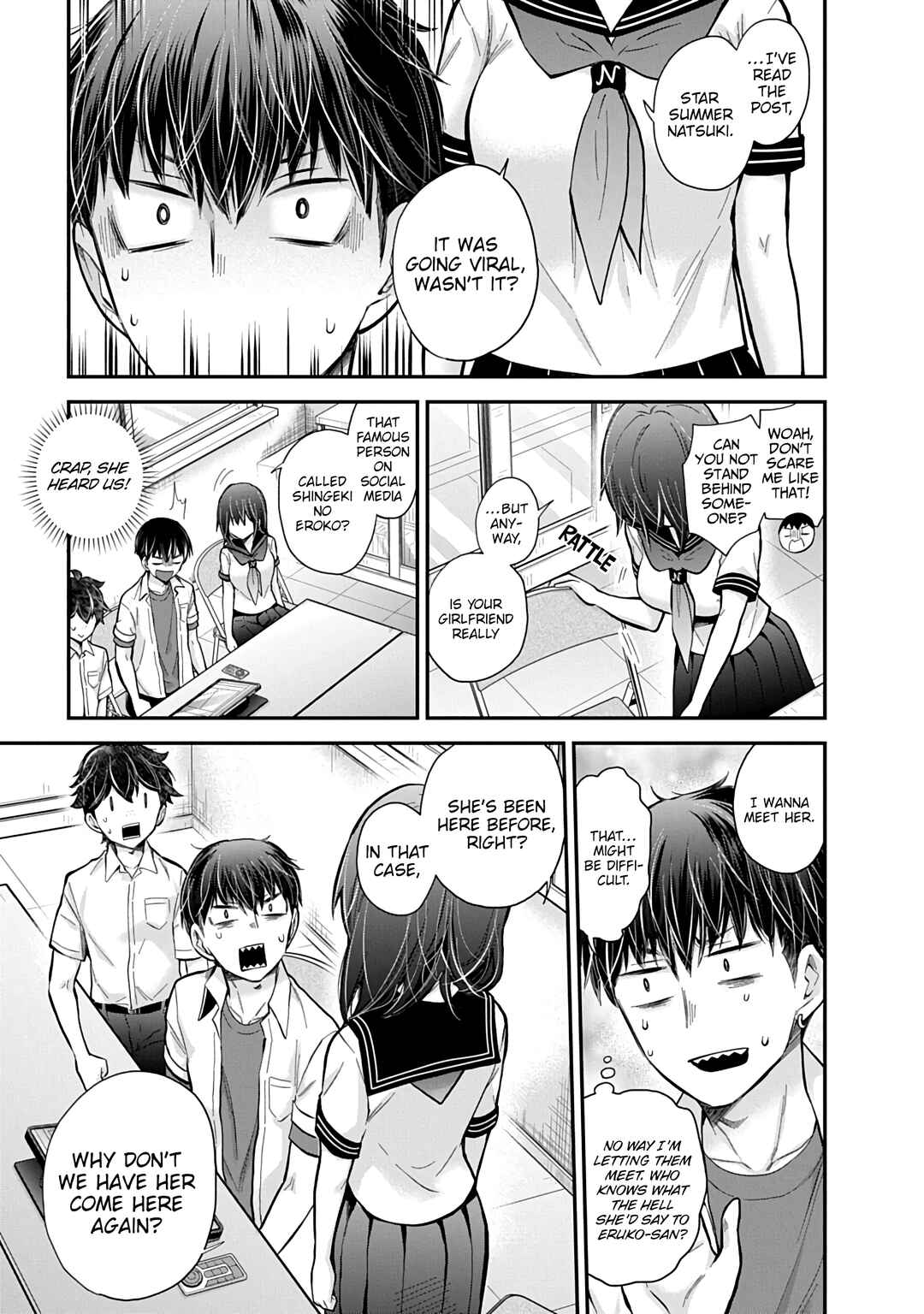 Shingeki no Eroko-san: Hen na Oneesan wa Danshi Kousei to Nakayoku Naritai Chapter 58 - Page 20
