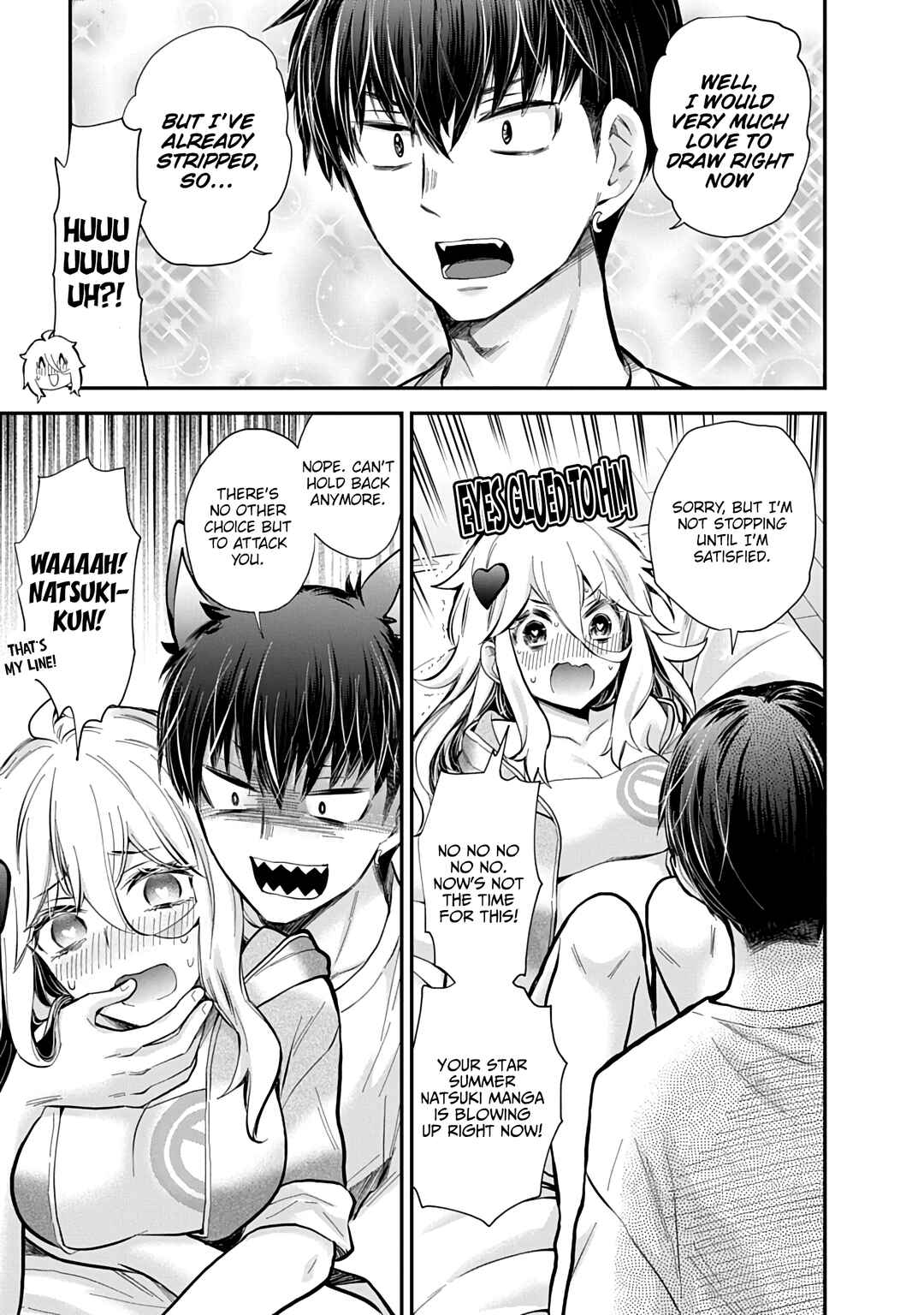 Shingeki no Eroko-san: Hen na Oneesan wa Danshi Kousei to Nakayoku Naritai Chapter 58 - Page 8