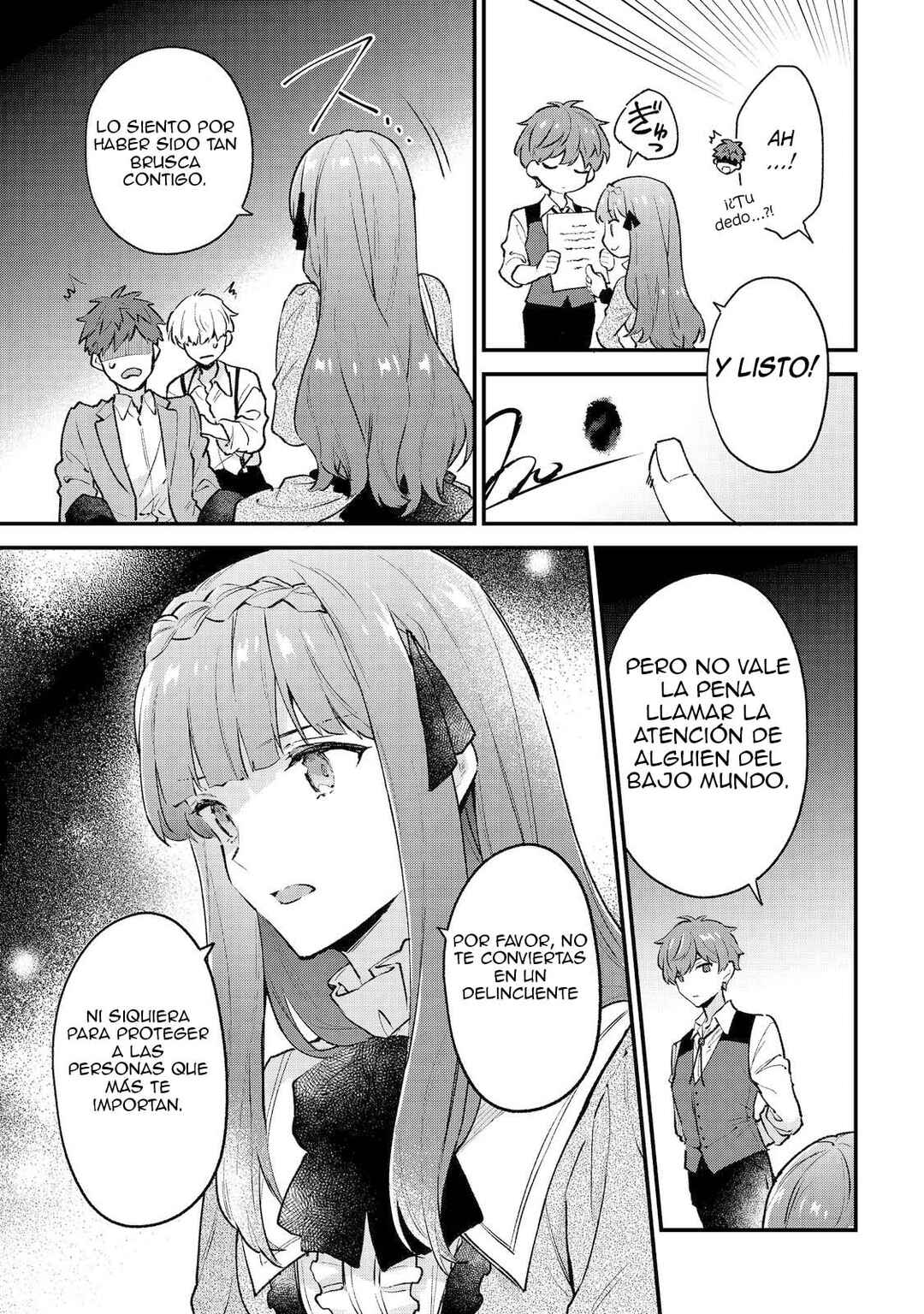 Akutou Ikka no Mana Musume, Tensei Saki mo Otome Game no Gokudou Reijou deshita Chapter 1 - Page 13