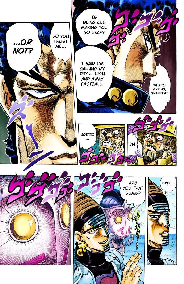 JoJo no Kimyou na Bouken: Part 3 - Stardust Crusaders Color-ban Chapter 123 - Page 9