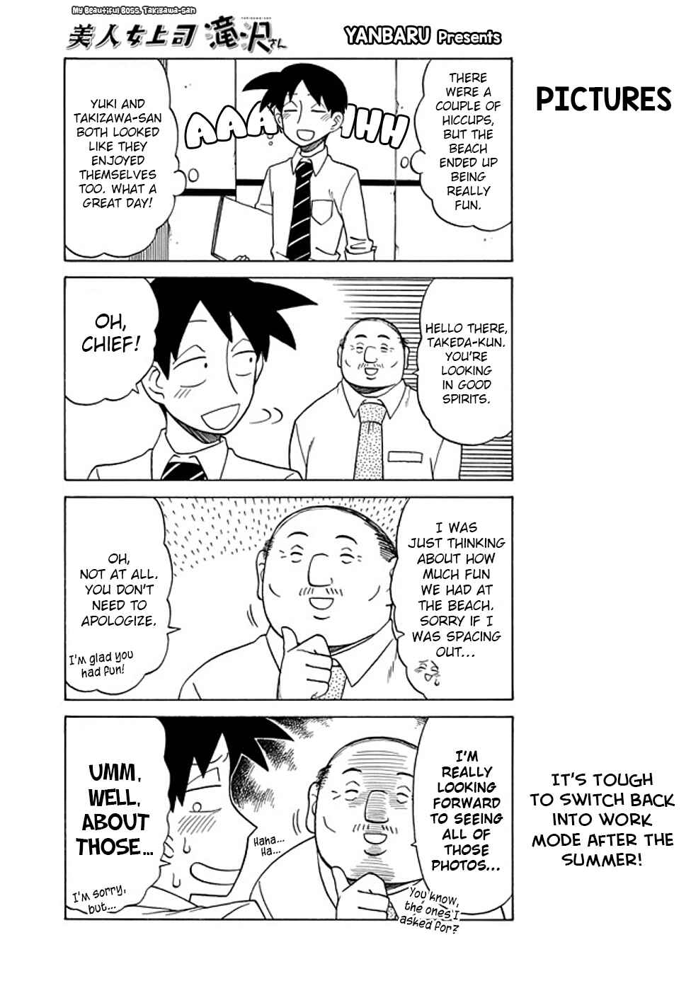 Bijin Onna Joushi Takizawa-san Chapter 52 - Page 1