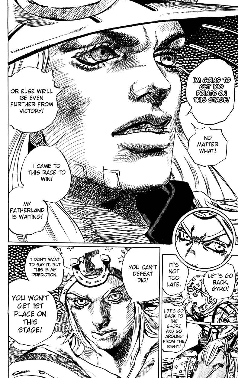 JoJo no Kimyou na Bouken: Part 7 - Steel Ball Run Chapter 32 - Page 12