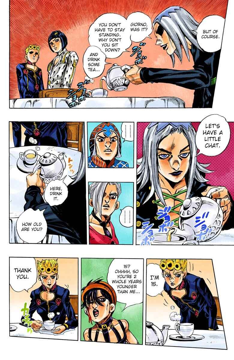 JoJo no Kimyou na Bouken: Part 5 - Ougon no Kaze Color-ban Chapter 17 - Page 15