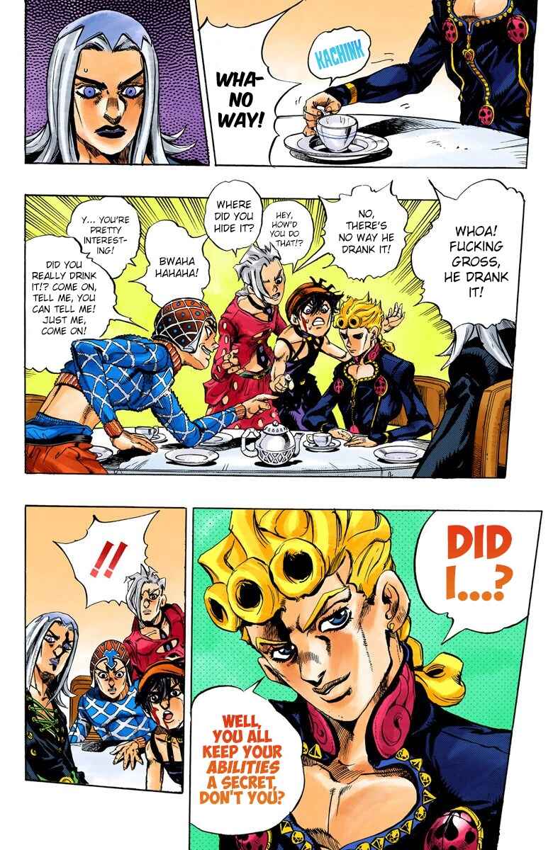 JoJo no Kimyou na Bouken: Part 5 - Ougon no Kaze Color-ban Chapter 17 - Page 19