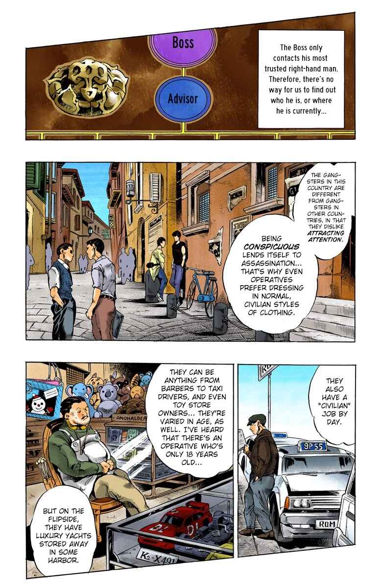 JoJo no Kimyou na Bouken: Part 5 - Ougon no Kaze Color-ban Chapter 17 - Page 3