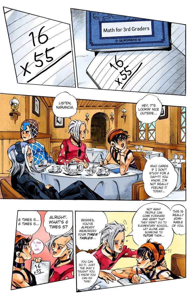 JoJo no Kimyou na Bouken: Part 5 - Ougon no Kaze Color-ban Chapter 17 - Page 6