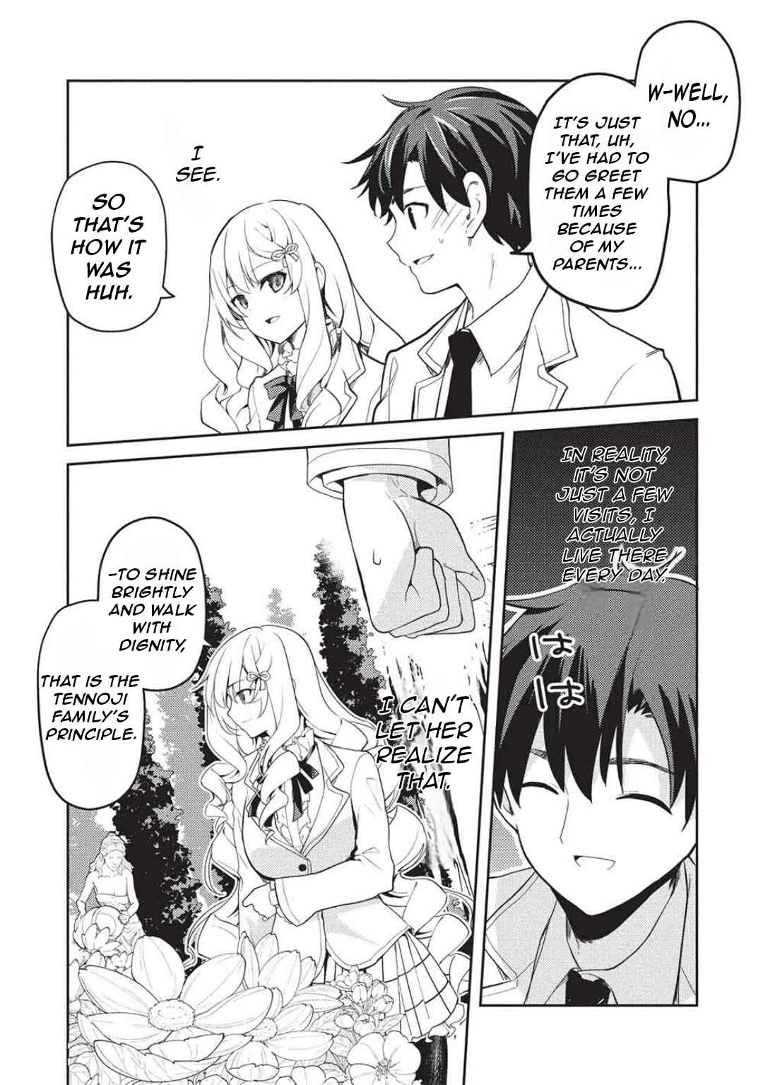 Saijo no Osewa - Takane no Hana-darake na Meimonkou de, Gakuin Ichi no Ojousama (Seikatsu Nouryoku Kaimu) wo Kagenagara Osewa Suru koto ni narimashita Chapter 28 - Page 5