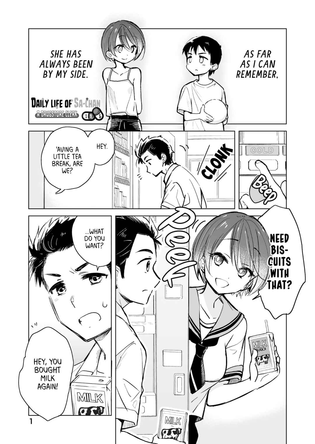 Drugstore Ten'in Sacchan no Nichijou Chapter 19.5 - Page 1