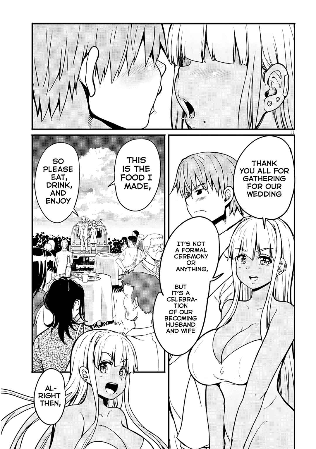 Inaka no Kuro Gal JK to Kekkon Shimashita Chapter 11 - Page 11
