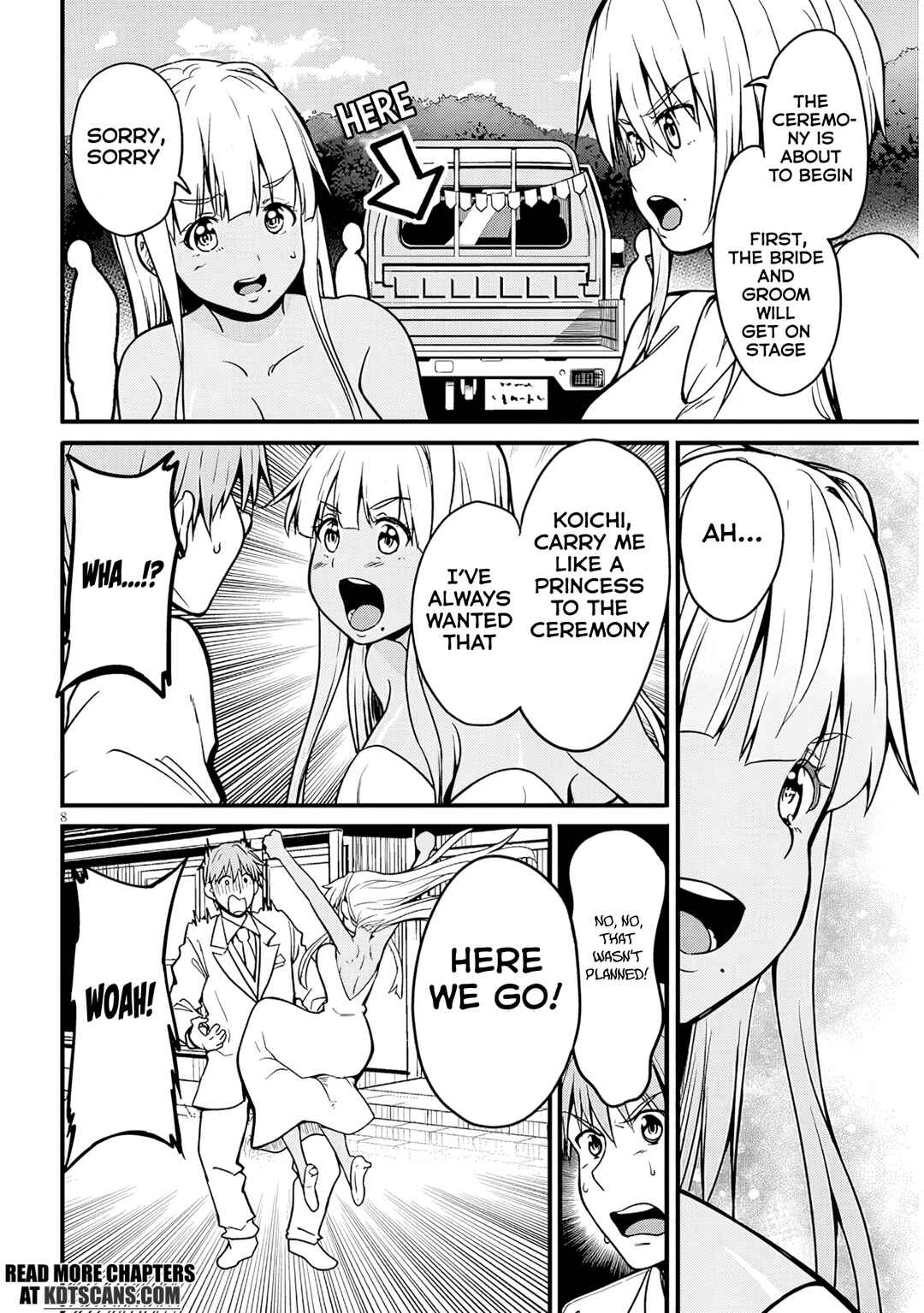 Inaka no Kuro Gal JK to Kekkon Shimashita Chapter 11 - Page 8