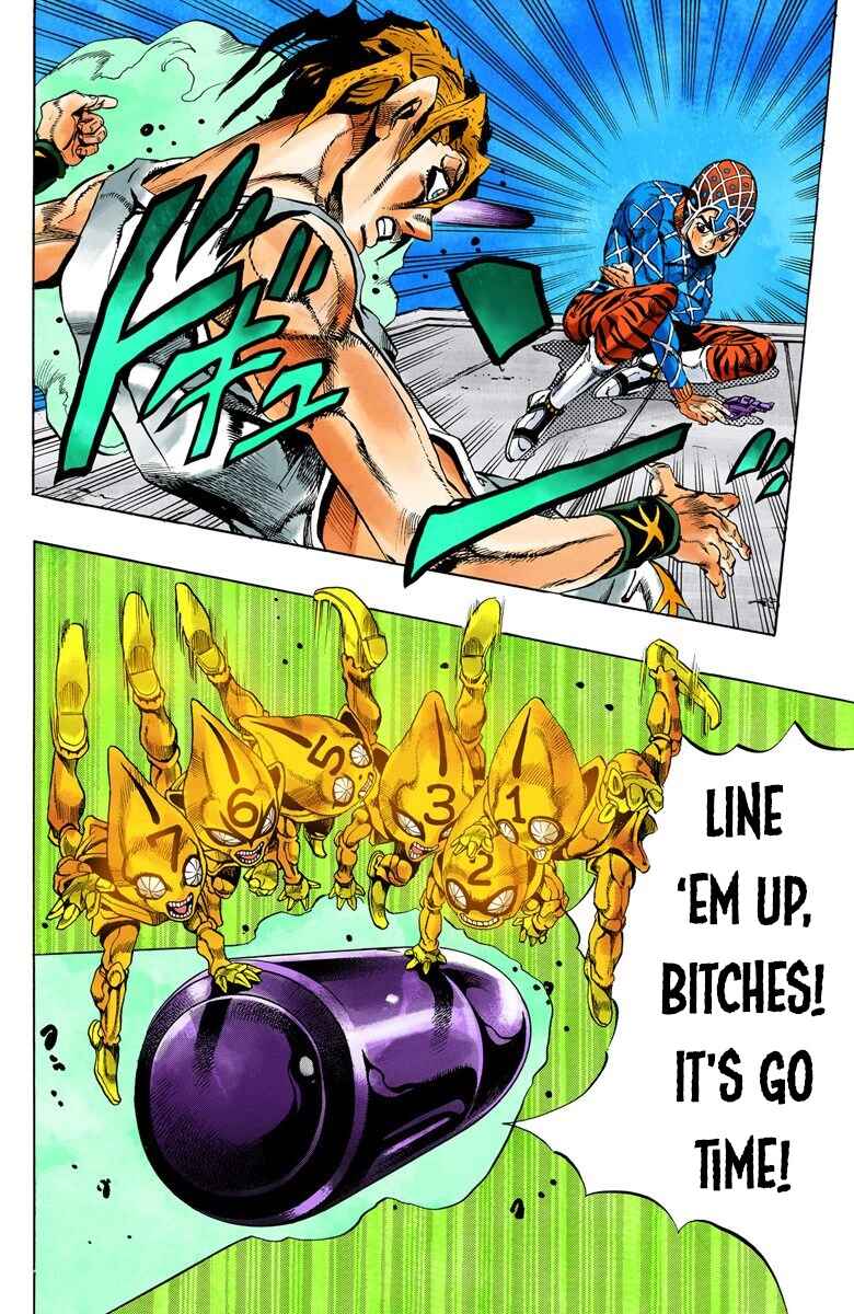 JoJo no Kimyou na Bouken: Part 5 - Ougon no Kaze Color-ban Chapter 28 - Page 15