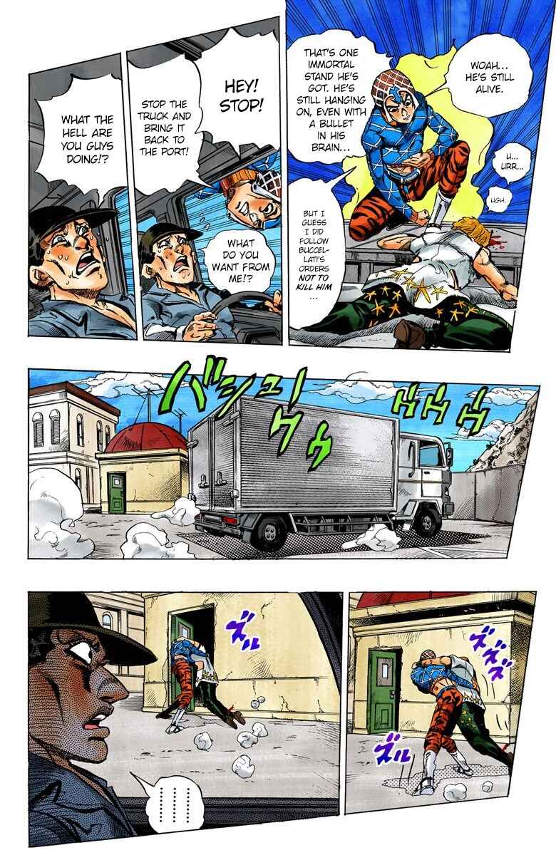 JoJo no Kimyou na Bouken: Part 5 - Ougon no Kaze Color-ban Chapter 28 - Page 21