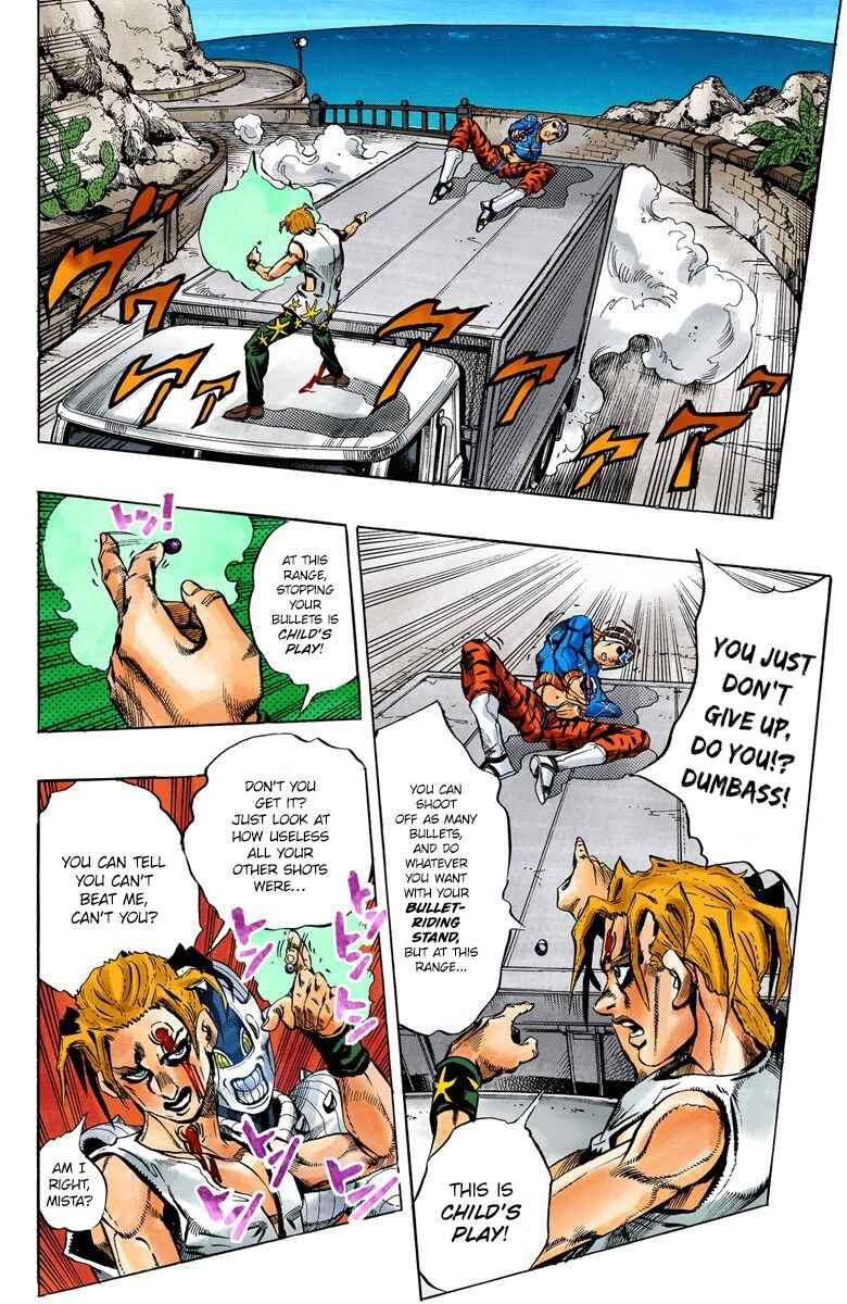 JoJo no Kimyou na Bouken: Part 5 - Ougon no Kaze Color-ban Chapter 28 - Page 5