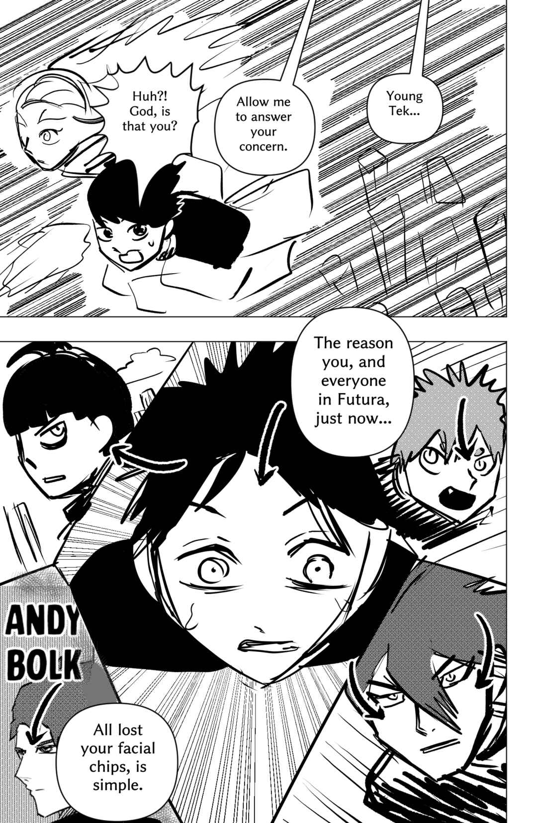 TEKNO: Sci-Fi Shonen Manga! Chapter 36 - Page 3