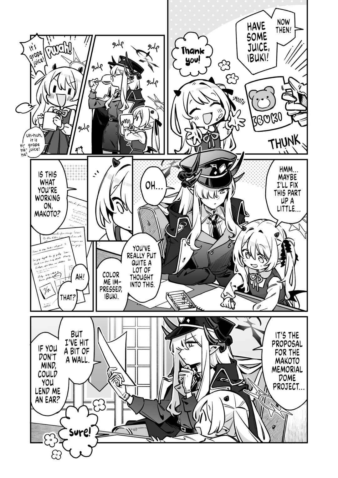 Blue Archive - Makoto-sama to Ibuki-chan ga Nakayoshi na Tokoro Motto Mitain ja! Chapter 1 - Page 11