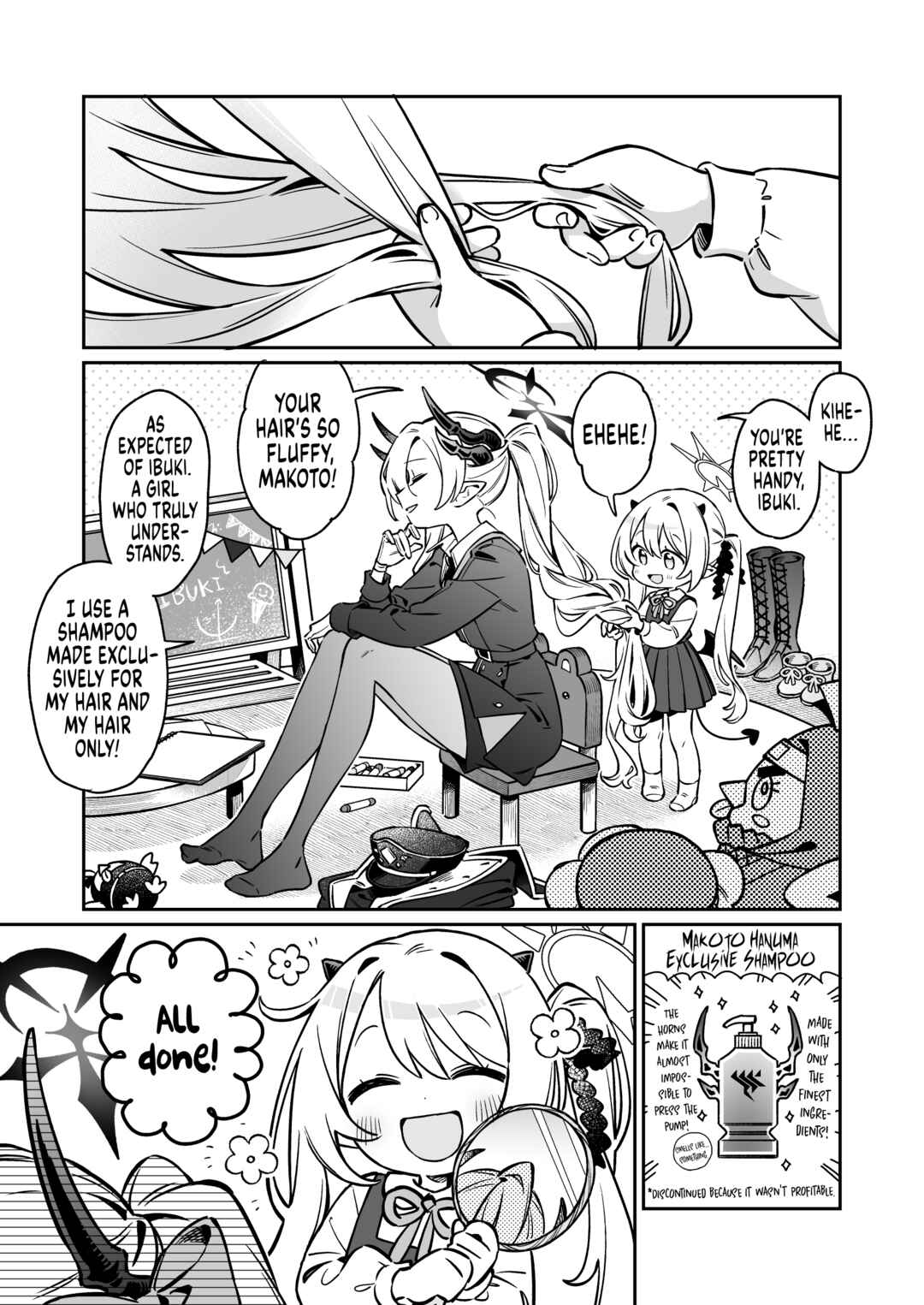 Blue Archive - Makoto-sama to Ibuki-chan ga Nakayoshi na Tokoro Motto Mitain ja! Chapter 1 - Page 13