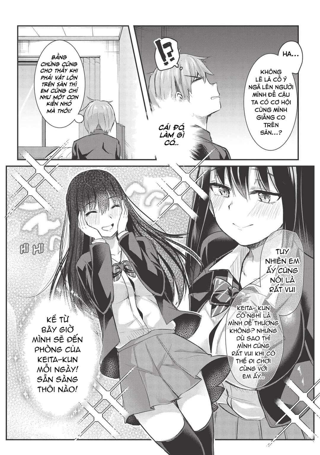 Dokuzetsu Shoujo wa Amanojaku ~Kabegoshi nara Sunao ni Sukitte Ierumon!~ Chapter 9 - Page 16
