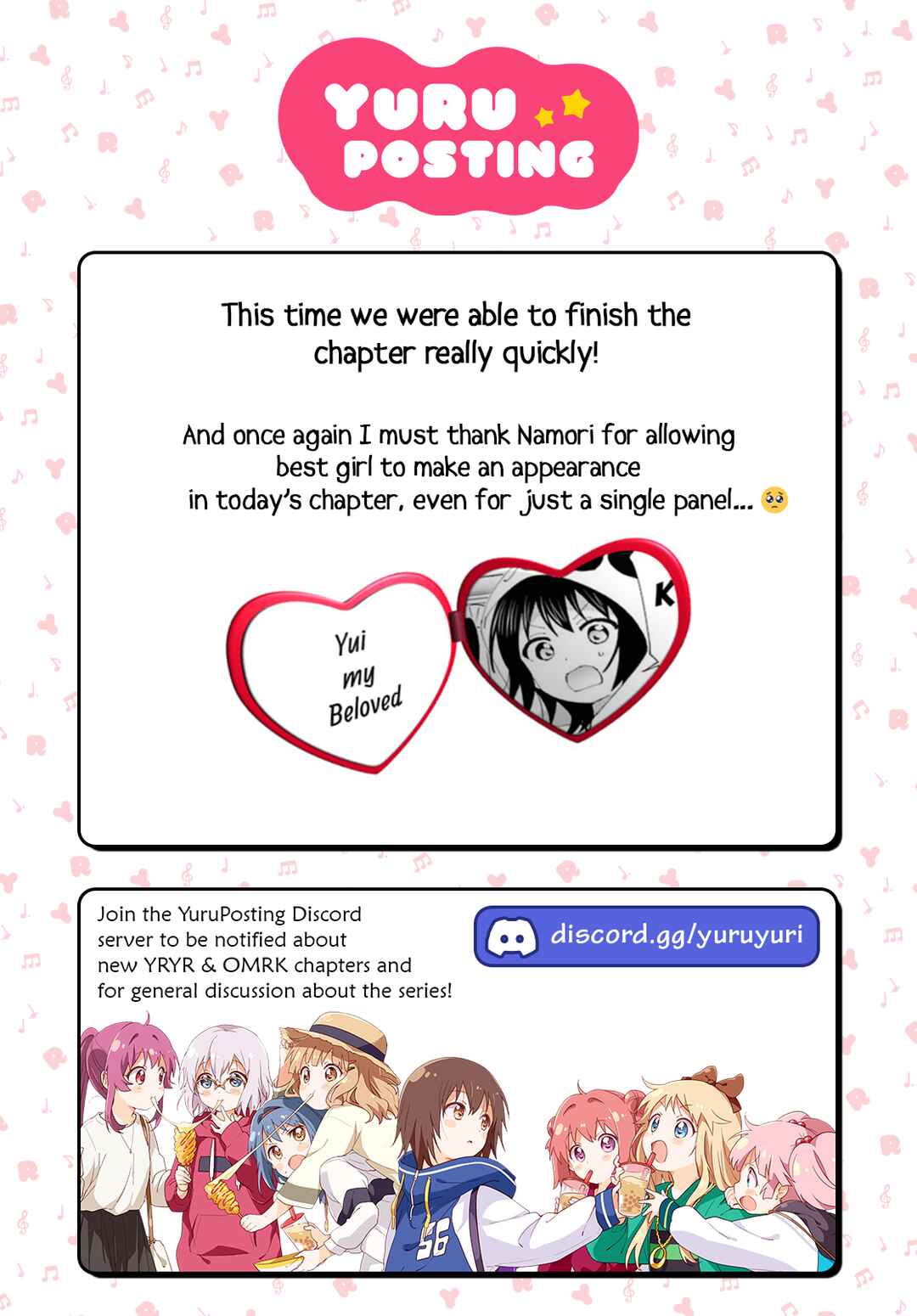Yuru Yuri Chapter 208.6 - Page 21