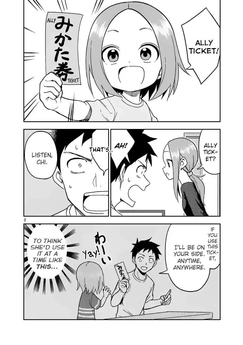 Karakai Jouzu no (Moto) Takagi-san Chapter 187 - Page 2
