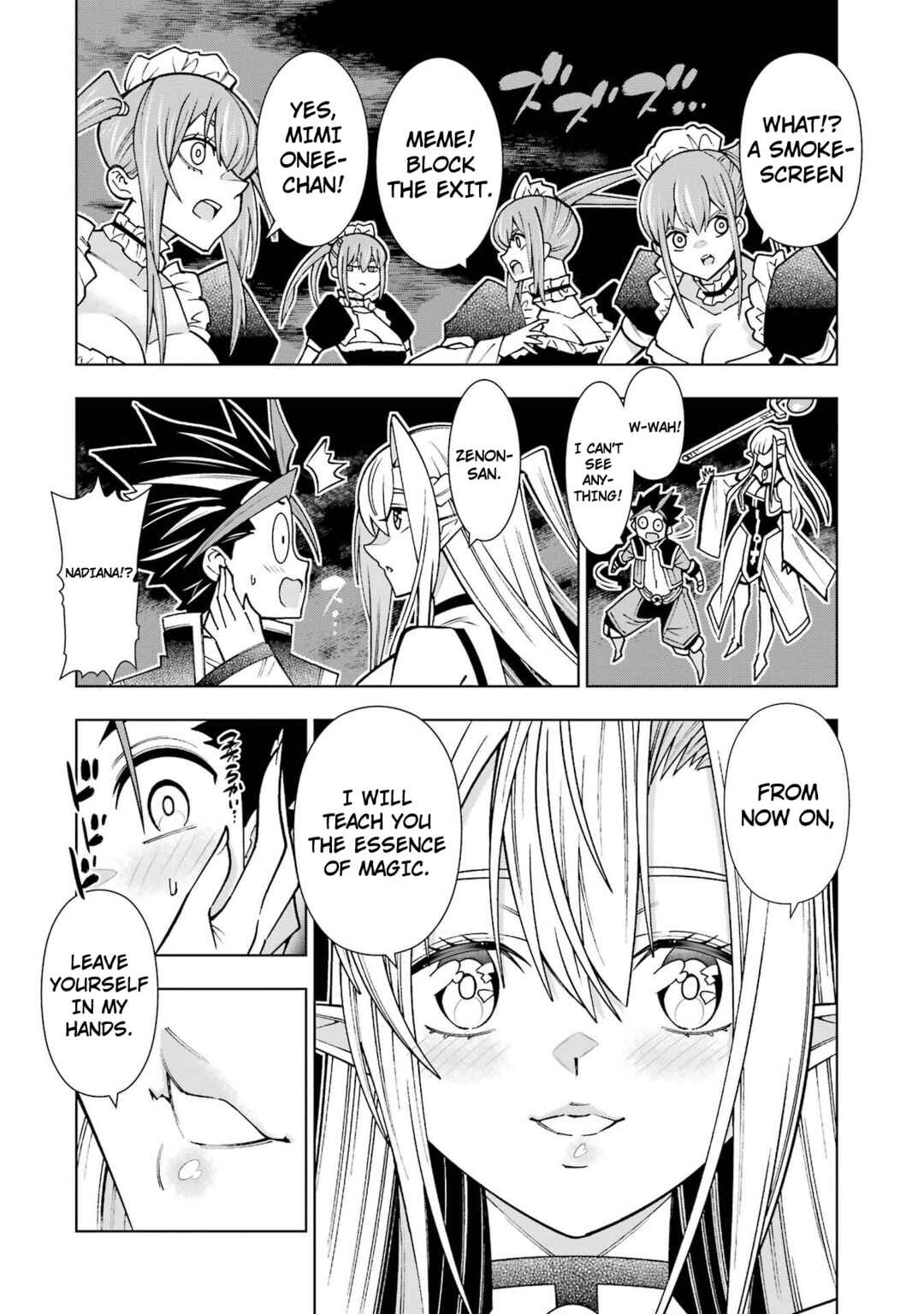Man-nen F-Rank "Tsuuyaku" Sukiru-mochi Teihen Boukensha, Ishu-zoku no Saikyou Bishoujo-tachi to Party wo Kundesainou ni Kaikashi Musou suru Chapter 3 - Page 34