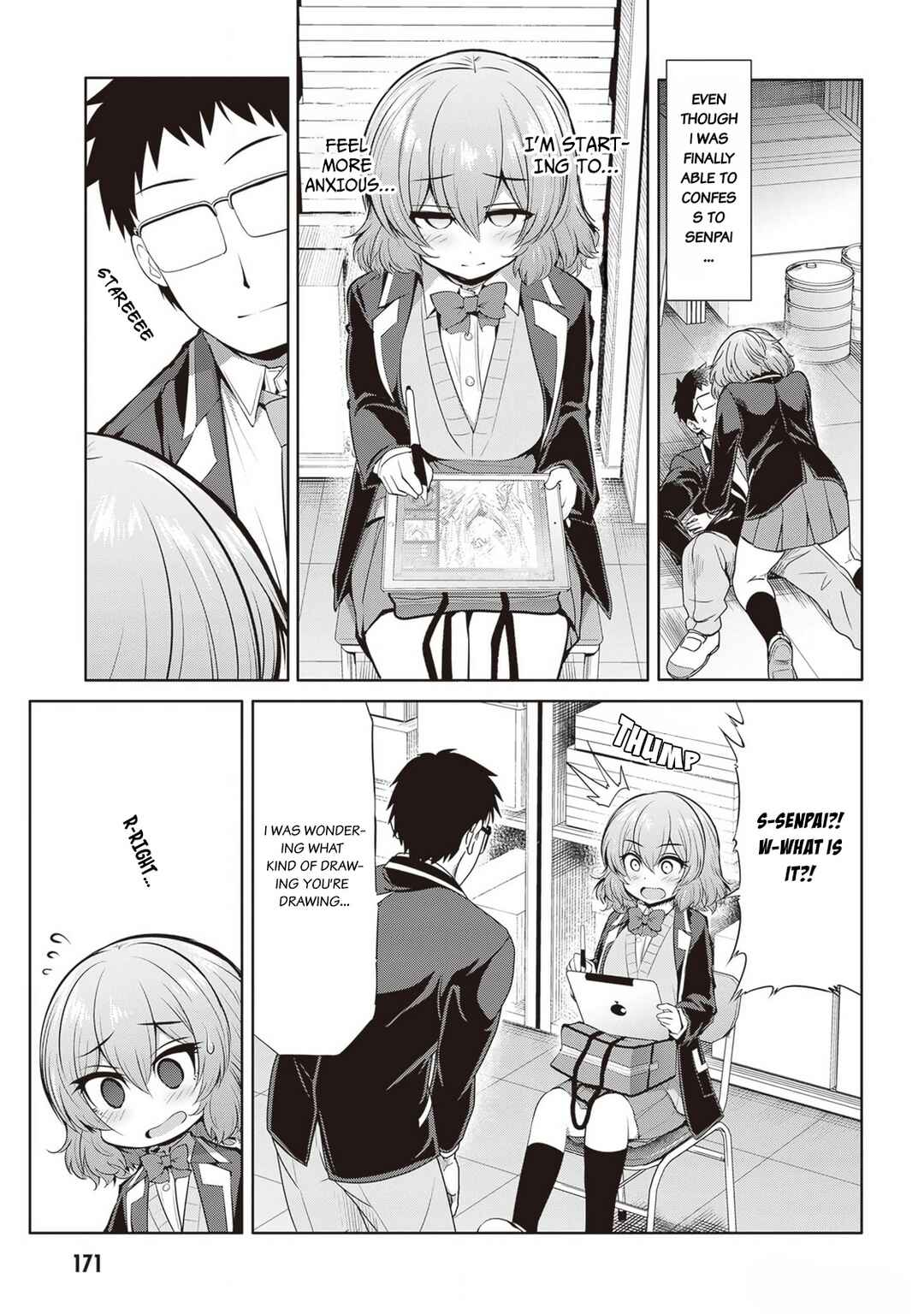 Saegusa-san wa Megane-senpai to Koi wo Egaku Chapter 7.5 - Page 4