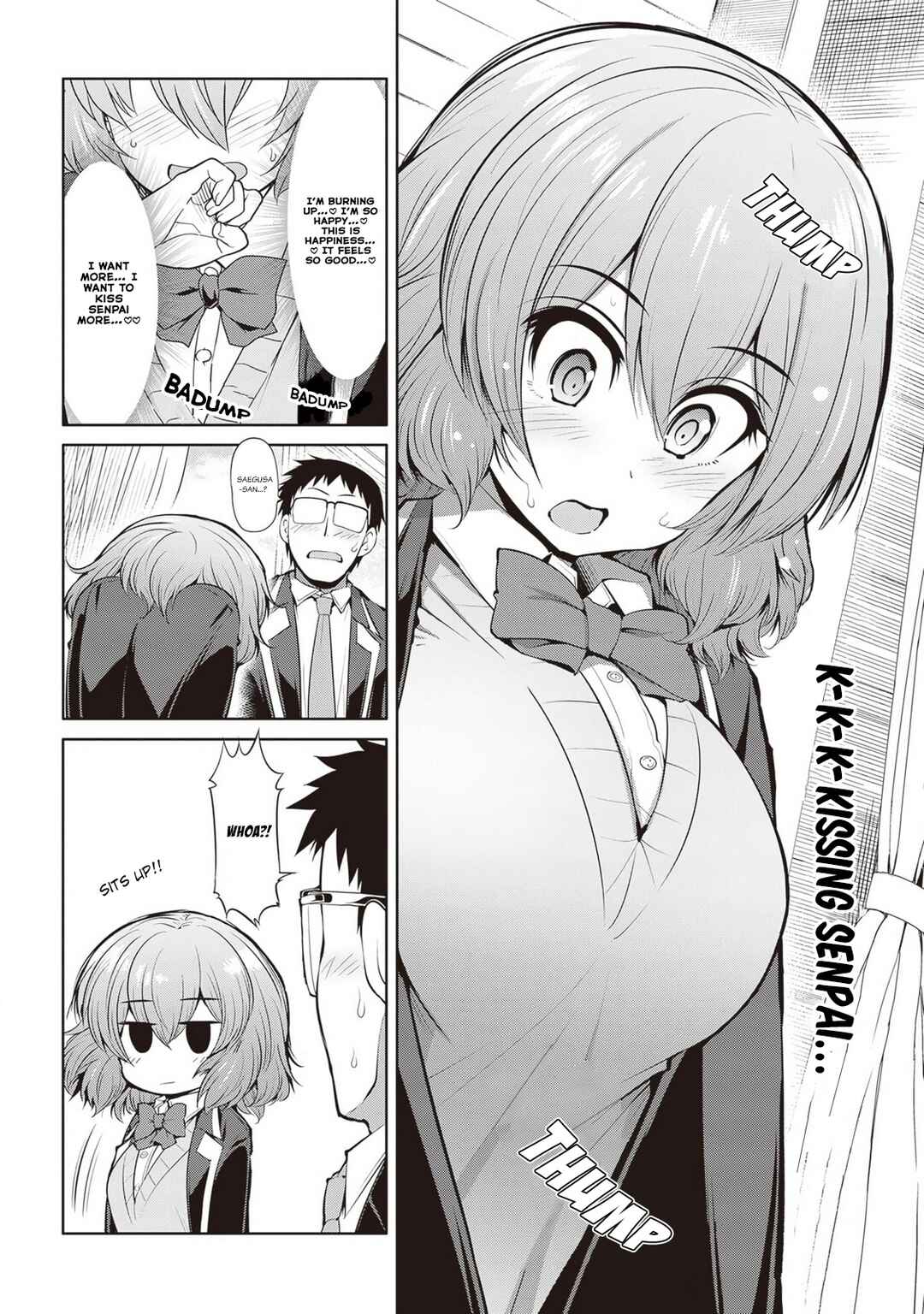 Saegusa-san wa Megane-senpai to Koi wo Egaku Chapter 7.5 - Page 7