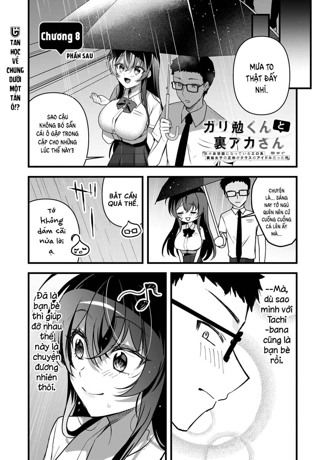 Gariben-kun to Uraaka-san - Sanzan Osewa ni Natteiru Ero-kei Uraaka Joshi no Shoutai ga Kurasu no Idol Datta Ken Chapter 8.2 - Page 2