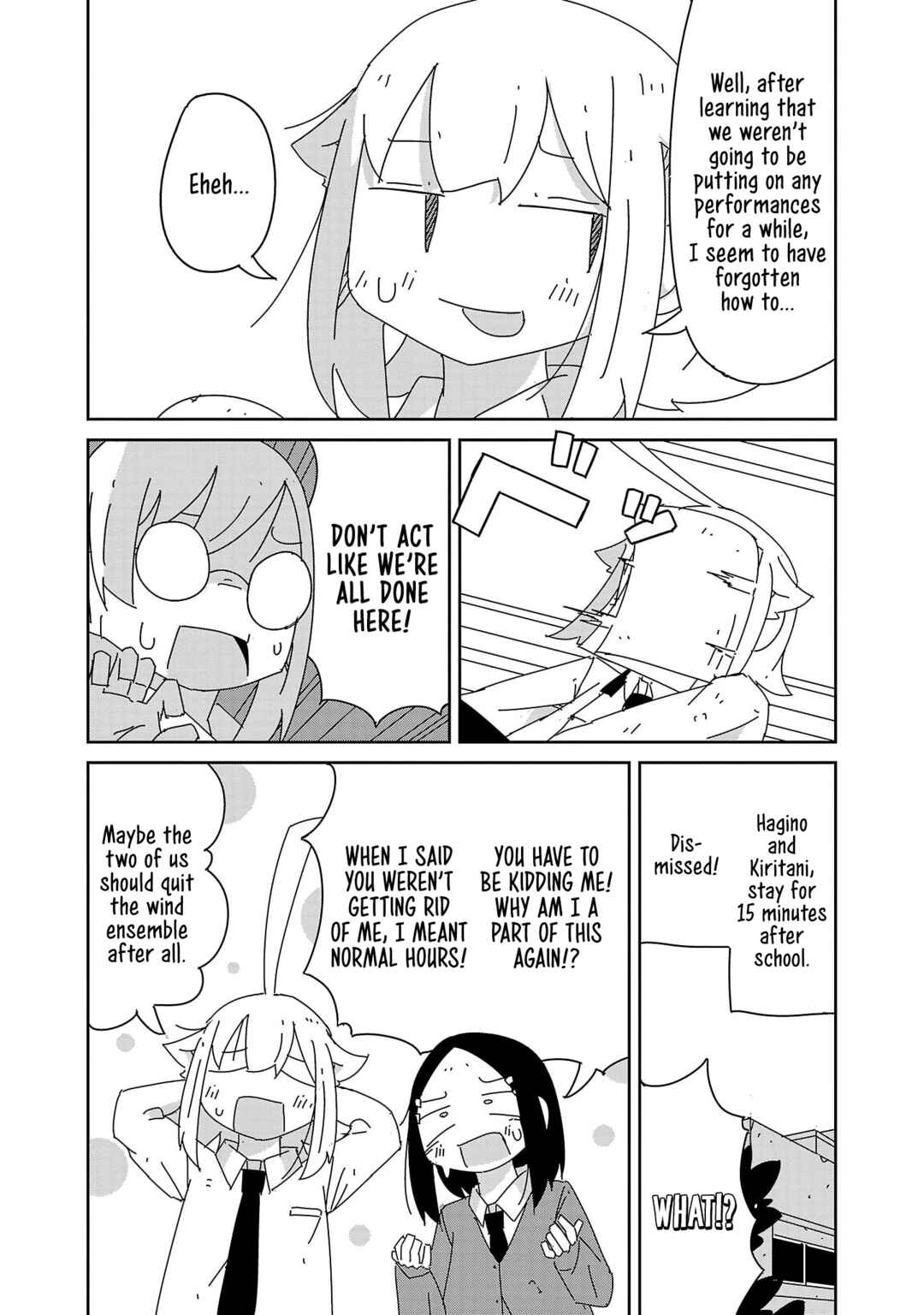 Hagino-san Wants to Quit the Wind Ensemble Chapter 44 - Page 14