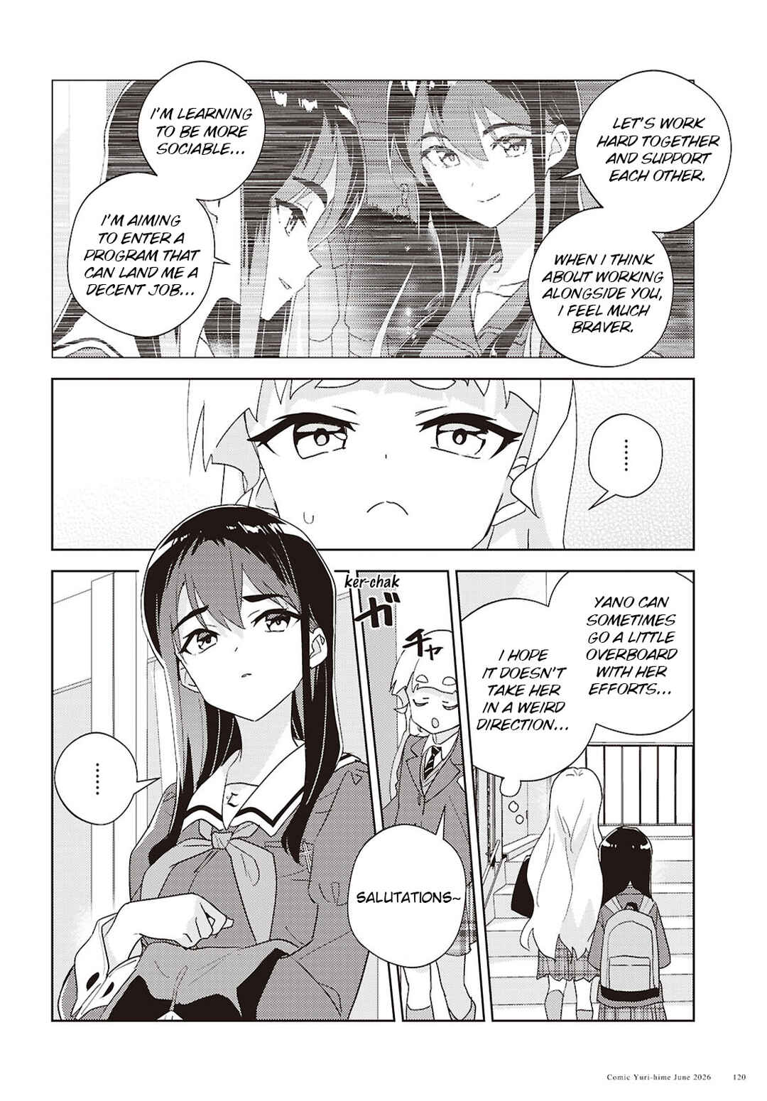 Watashi no Yuri wa Oshigoto desu! Chapter 75 - Page 4