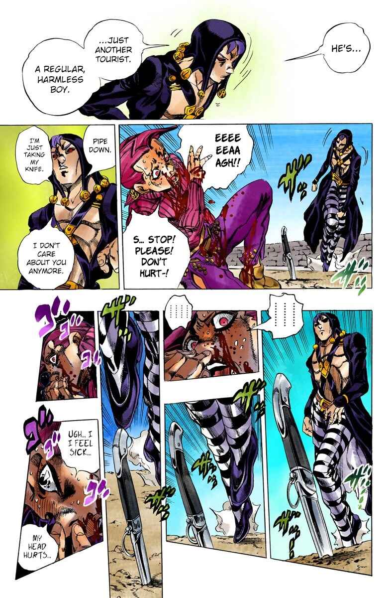 JoJo no Kimyou na Bouken: Part 5 - Ougon no Kaze Color-ban Chapter 104 - Page 10
