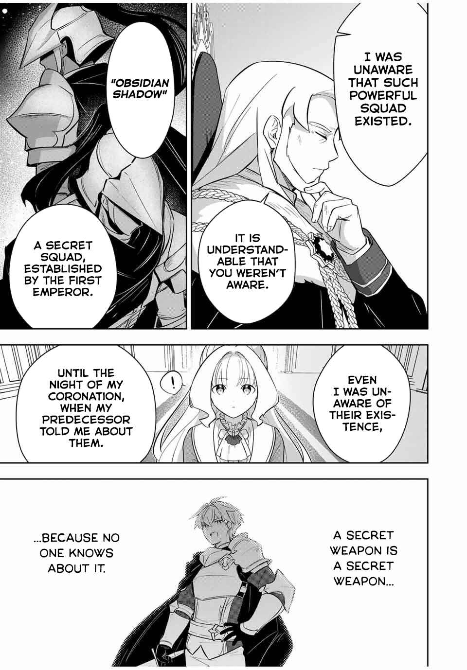Koujo Tensei: Densetsu no Dai Madoushi (♂), Hime Kishi to Narite Densetsu no Reijou Kishidan o Tsukuri Musou Suru Chapter 8 - Page 11