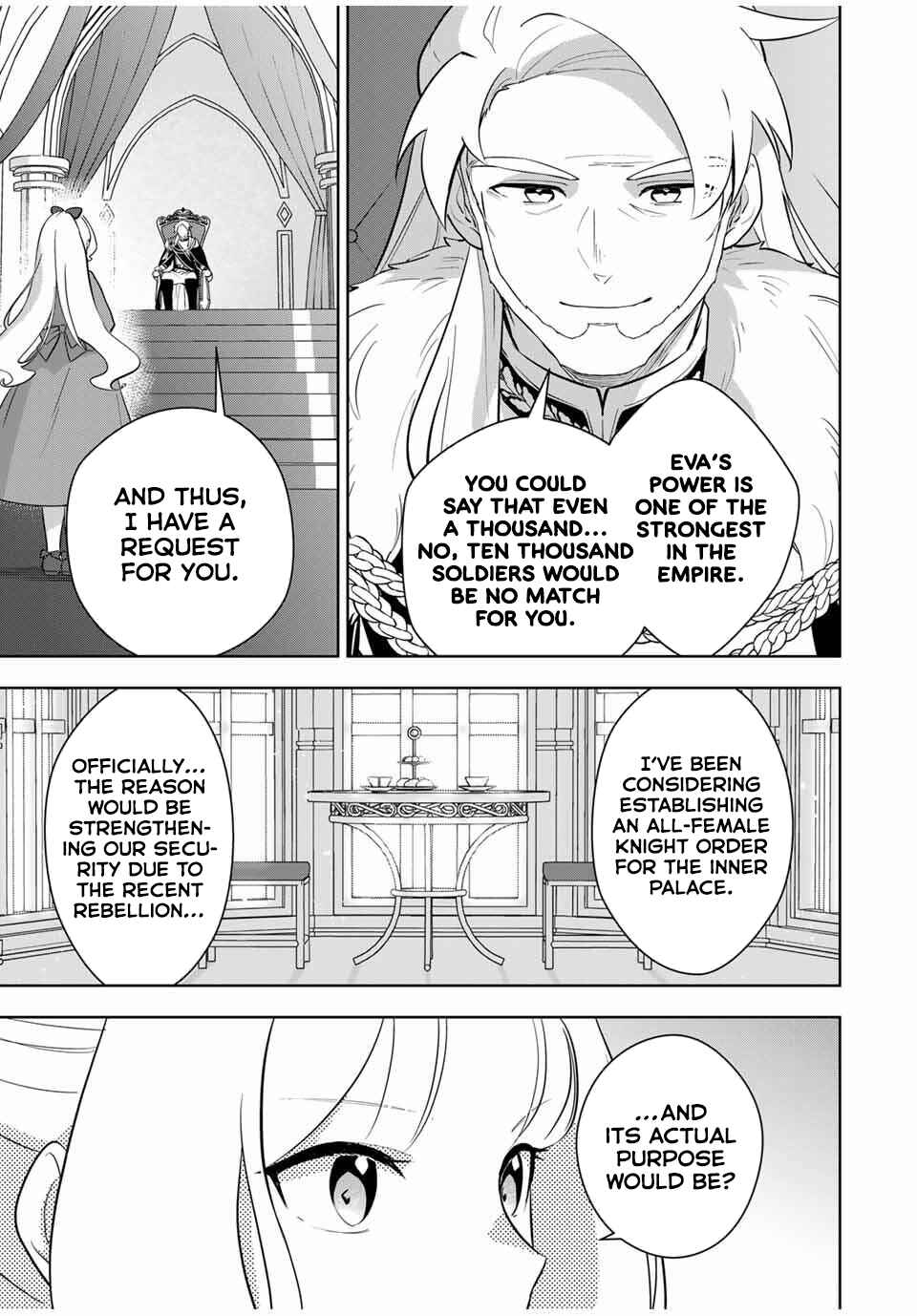 Koujo Tensei: Densetsu no Dai Madoushi (♂), Hime Kishi to Narite Densetsu no Reijou Kishidan o Tsukuri Musou Suru Chapter 8 - Page 13