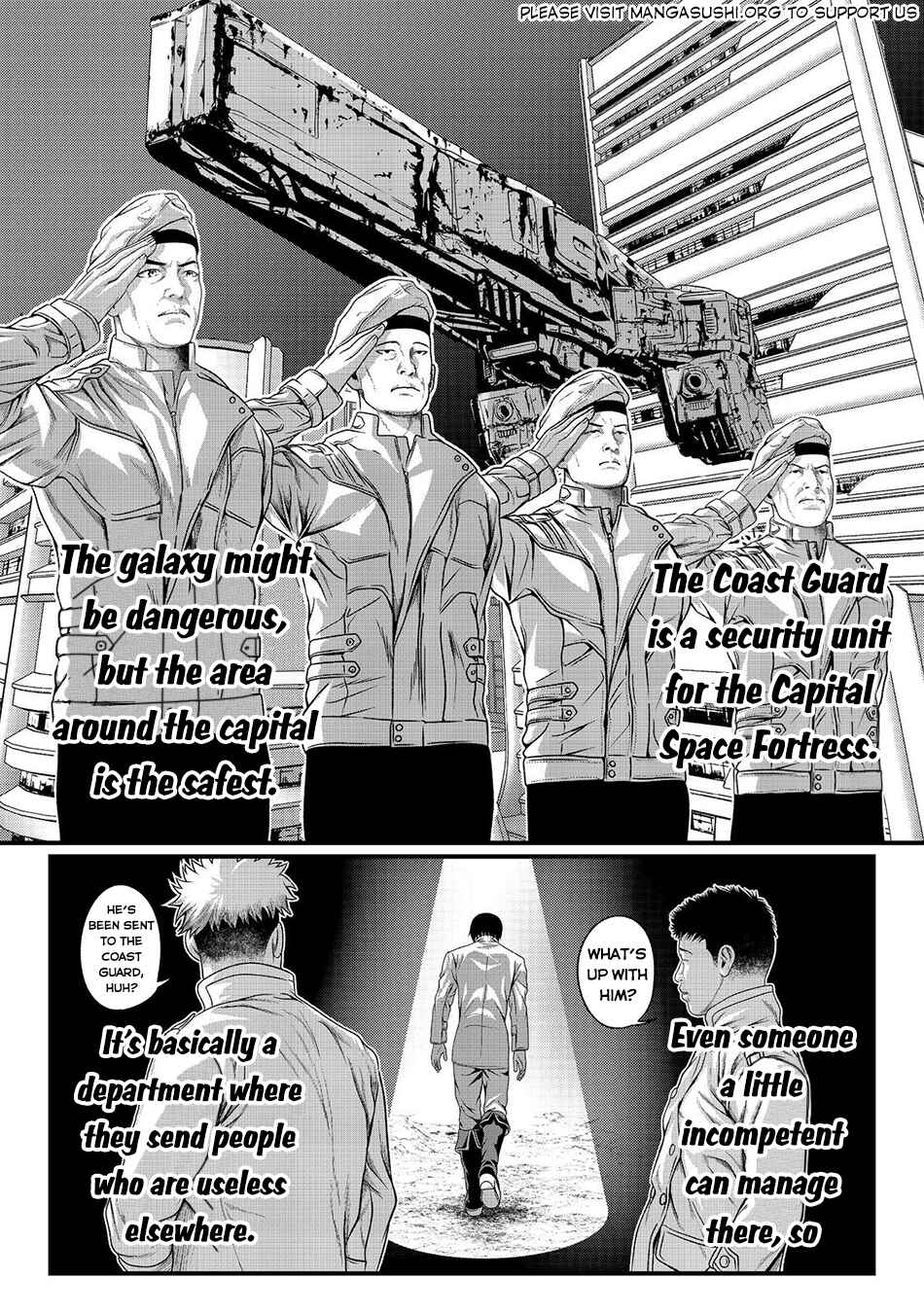 "Koko wa Makasete Saki ni Ike!" o Shitai Shinitagari no Nozomanu Uchuu Gekokujou @COMIC Chapter 2 - Page 11