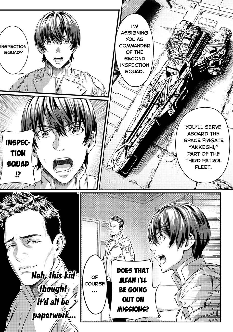 "Koko wa Makasete Saki ni Ike!" o Shitai Shinitagari no Nozomanu Uchuu Gekokujou @COMIC Chapter 2 - Page 20
