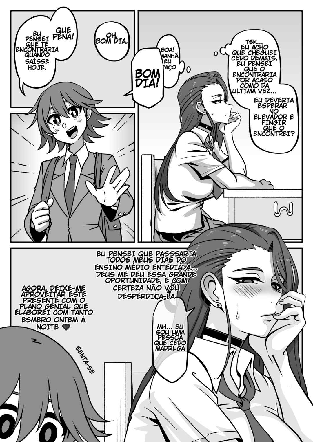 Something Naughty Would Happen If They Knew Each Other's Thoughts Chapter 5 - Page 2