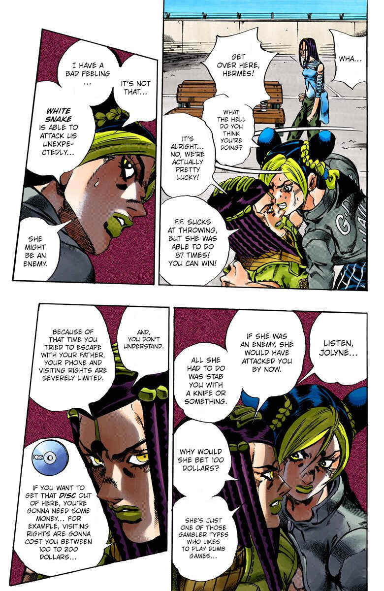 JoJo no Kimyou na Bouken: Part 6 - Stone Ocean Color-ban Chapter 35 - Page 4