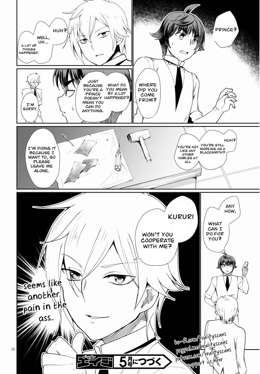 Botsuraku Yotei Nanode, Kajishokunin o Mezasu Chapter 37 - Page 18
