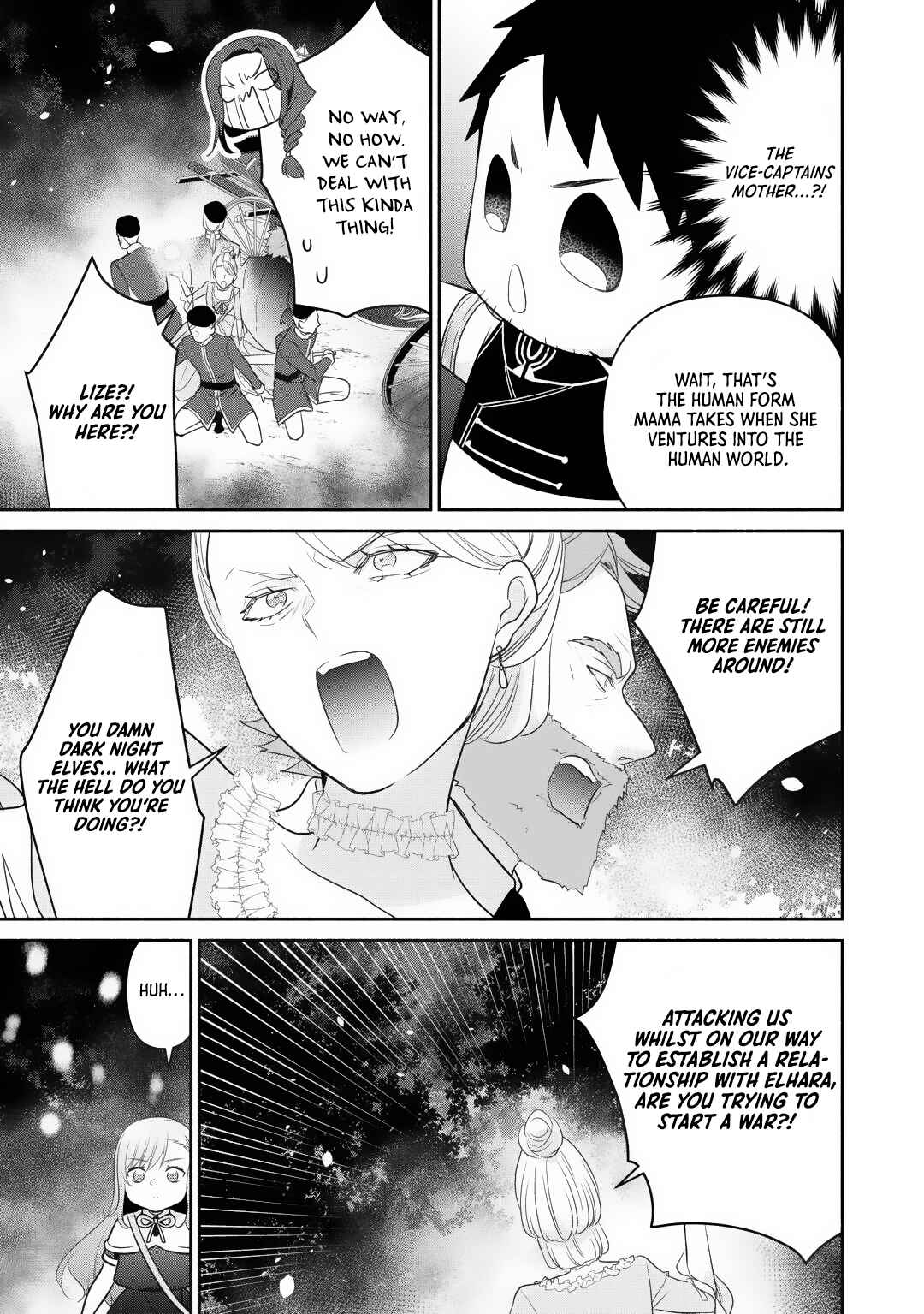 Tensei Youjo.: Shinjuu to Ouji to, Saikyou no Oji-san Youhei-dan no Naka de Ikiru Chapter 29 - Page 13