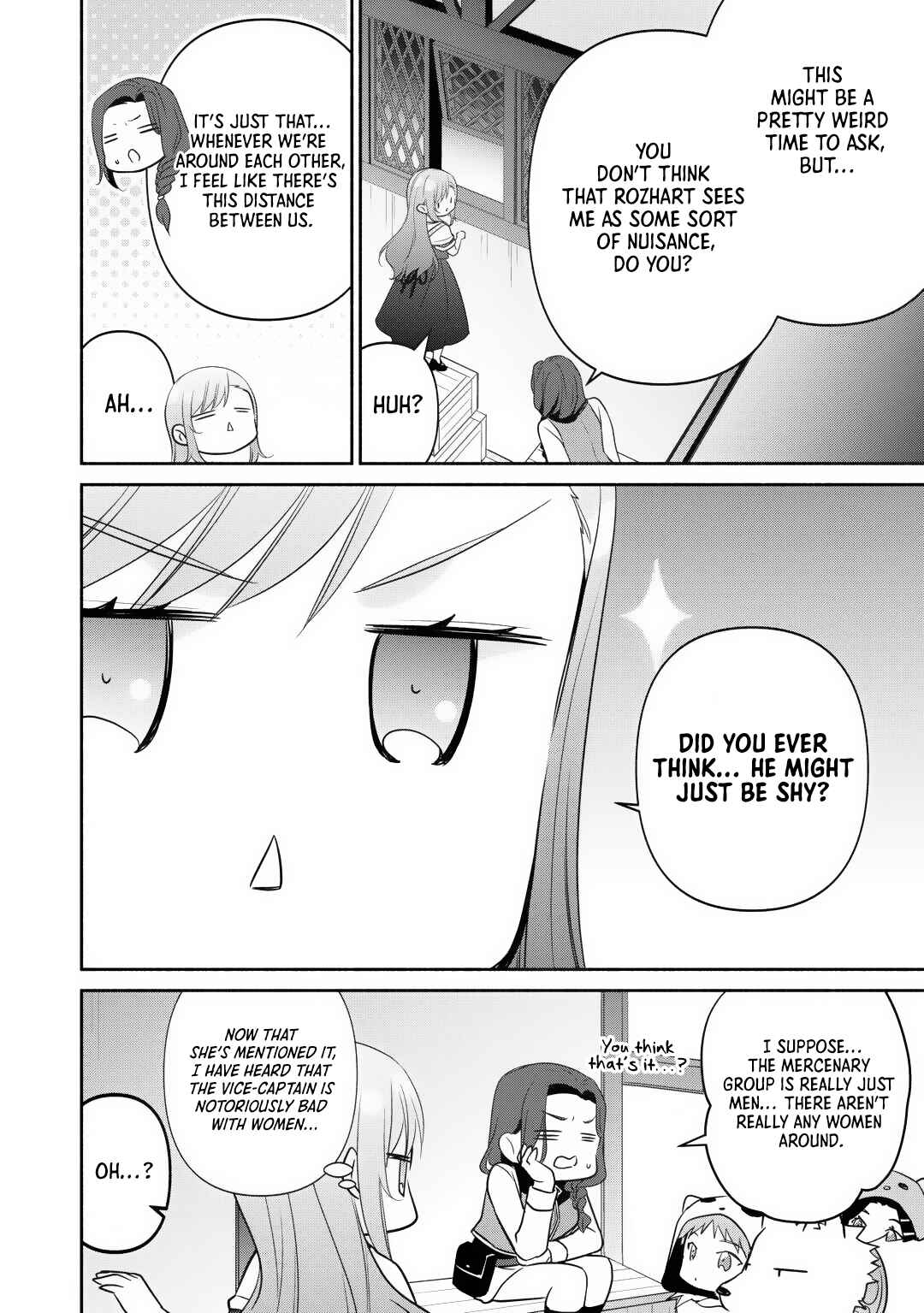Tensei Youjo.: Shinjuu to Ouji to, Saikyou no Oji-san Youhei-dan no Naka de Ikiru Chapter 29 - Page 8
