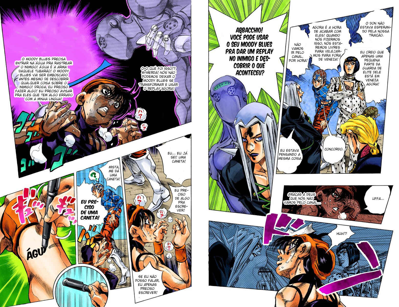 JoJo no Kimyou na Bouken: Part 5 - Ougon no Kaze Color-ban Chapter 87 - Page 7