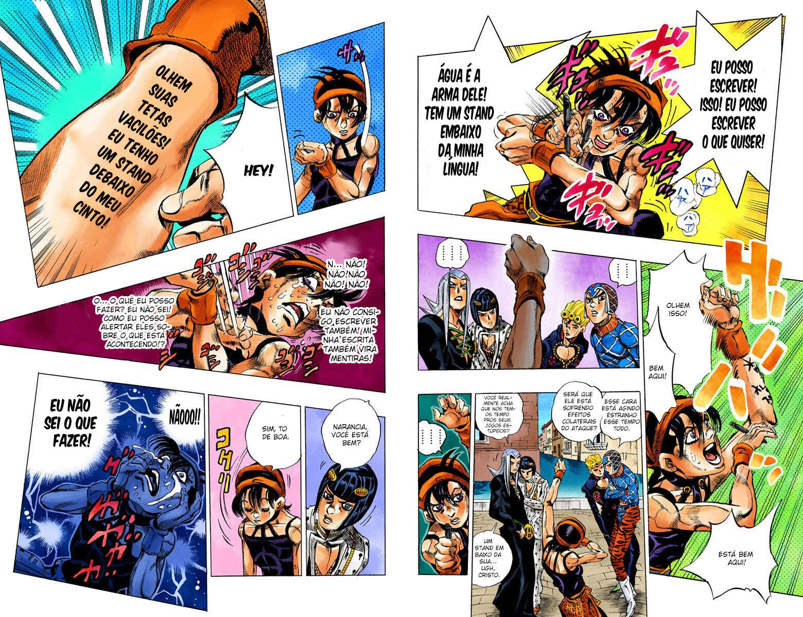 JoJo no Kimyou na Bouken: Part 5 - Ougon no Kaze Color-ban Chapter 87 - Page 8